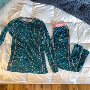 Kari Traa base layer set Sjolvsagt ski Underwear baselayer top pants leggings